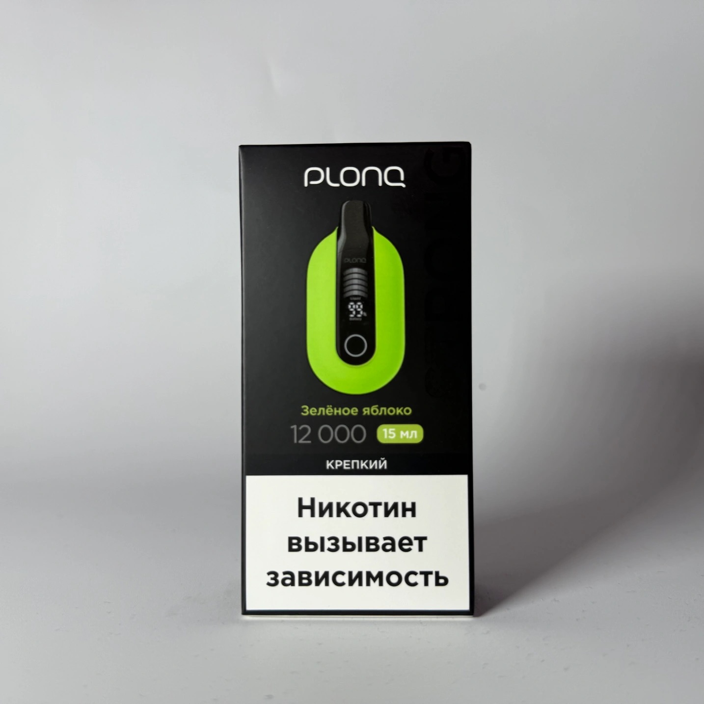 Plonq ultra strong 12000 Зеленое яблоко