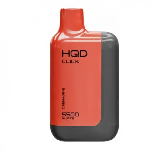 HQD Click 5500 затяжек (Устройство+Картридж) Grenadine (Гранатовый Сок Смородина Лимон)