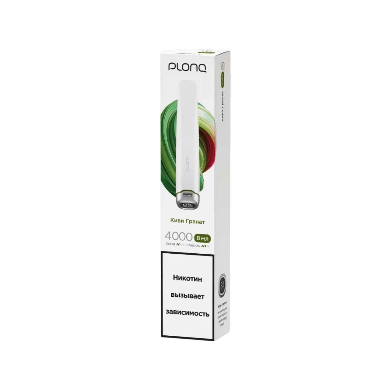PLONQ Plus Pro 4000 Затяжек Киви Гранат