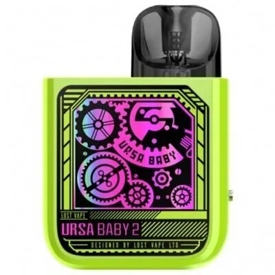 Lost Vape Ursa Baby 2 Pop Green × Time Gear