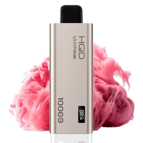 HQD Ultima Pro 10000 затяжек Sour Raspberry Cotton Candy (Кислая Малиновая Сладкая Вата)