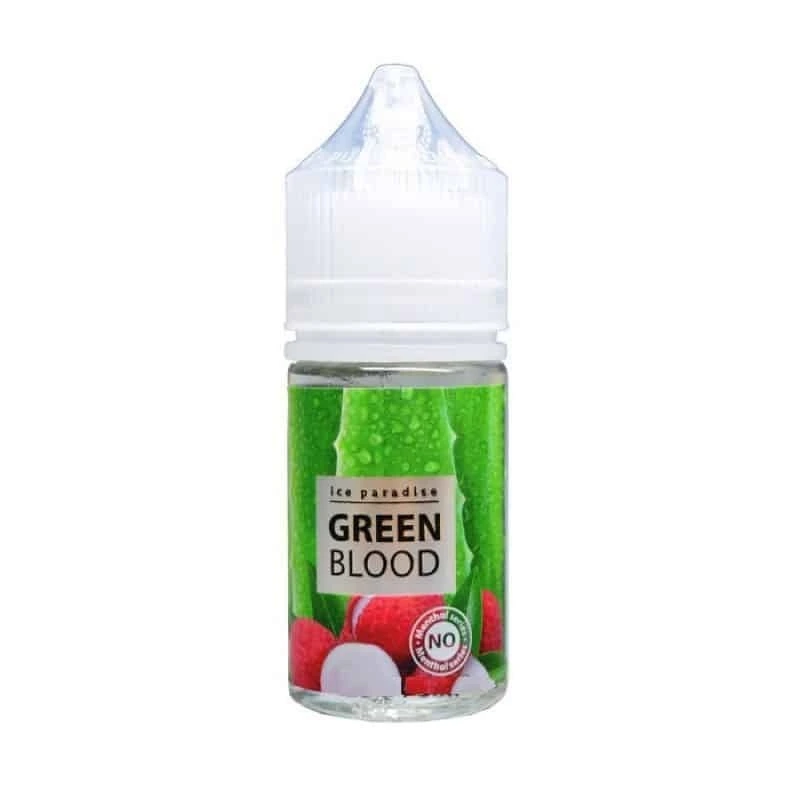 Жидкость No Menthol Ice Paradise Green Blood 30Мл 12 Salt