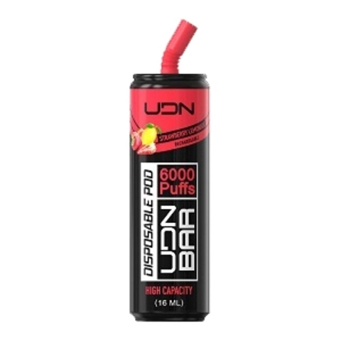 UDN BAR 6000 Затяжек Strawberry Lemonade