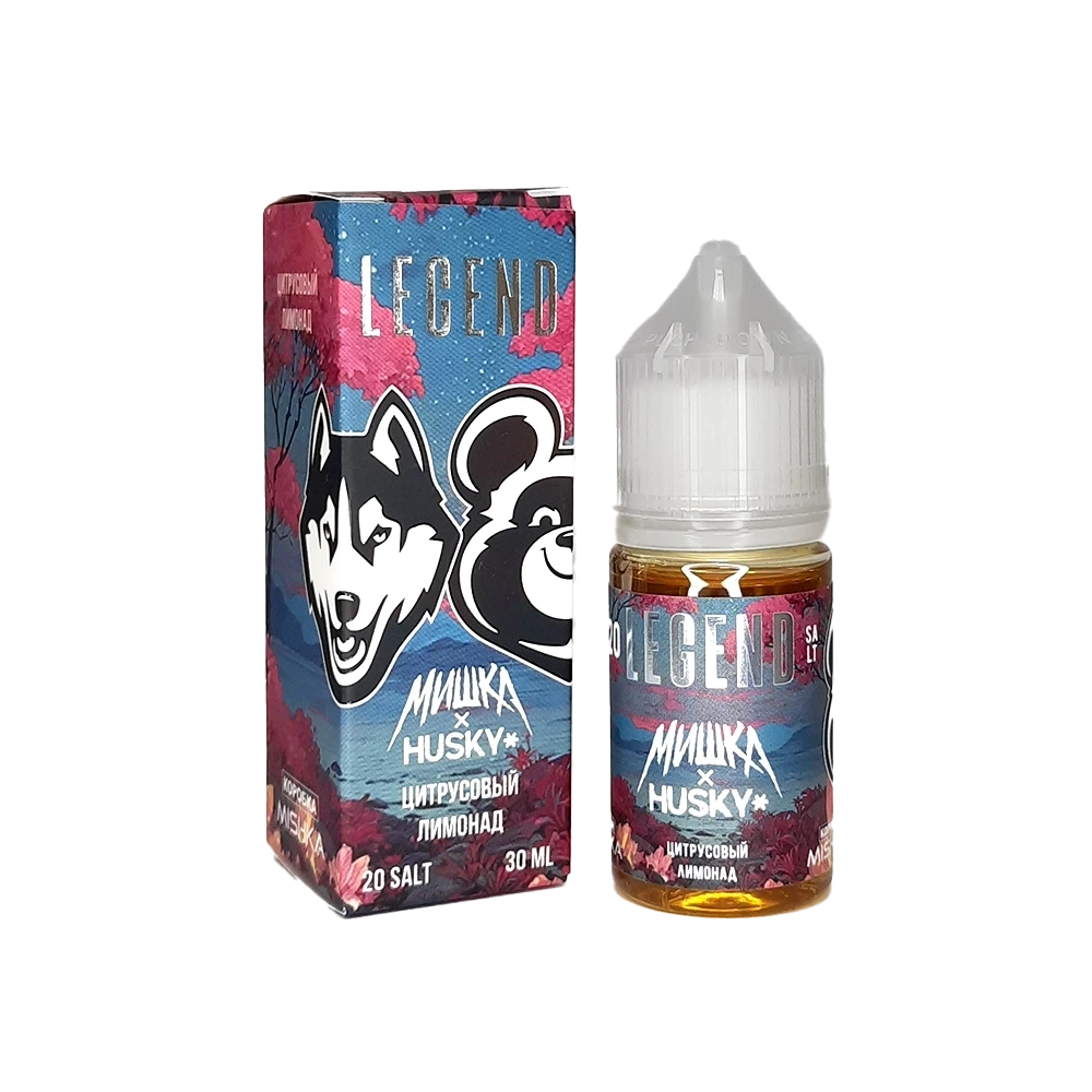 Жидкость Мишка x Husky Legend 20 мг Цитрусовый Лимонад 30 мл