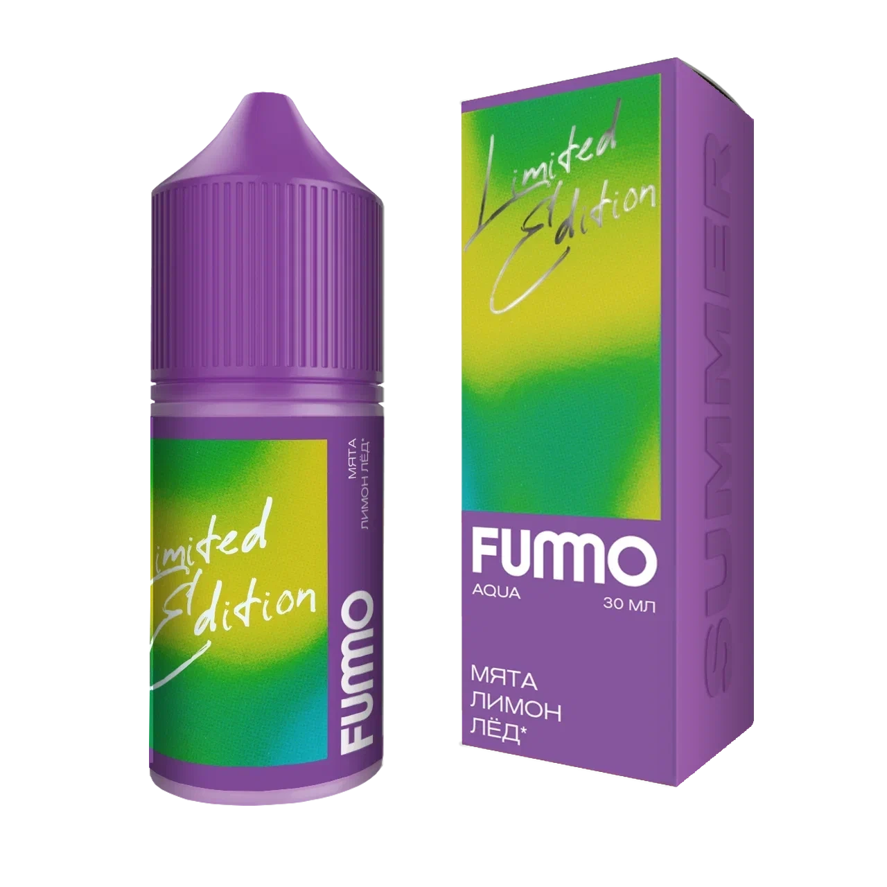 Жидкость Fummo Aqua Summer Мята Лимон Лёд 30 мл