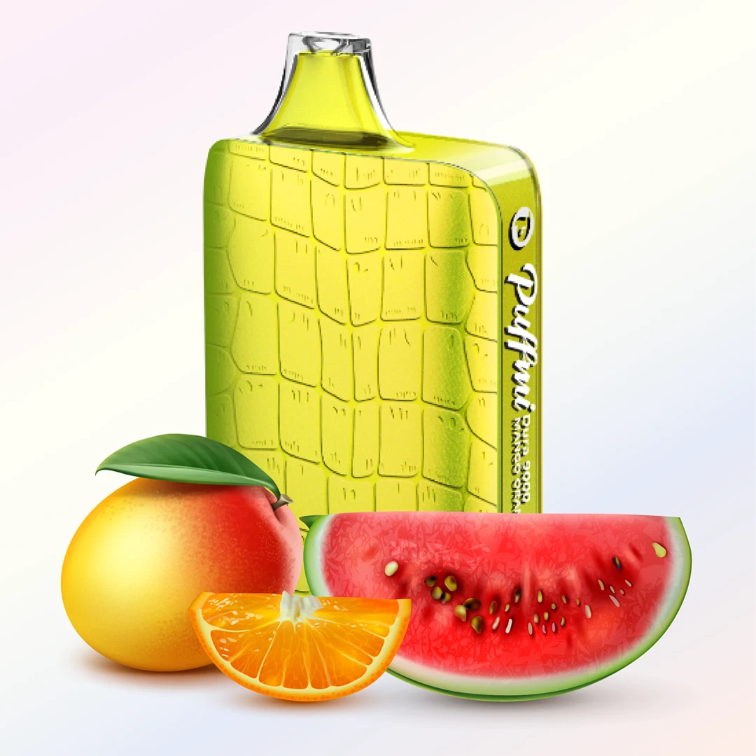 Puffmi DURA 9000 Затяжек Mango Orange Watermelon (Манго Апельсин Арбуз)