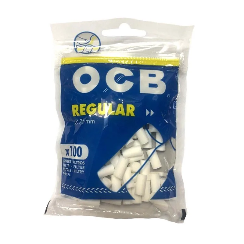 Фильтры Сигаретные OCB Regular 100 шт. (7.5 мм / 15 мм)