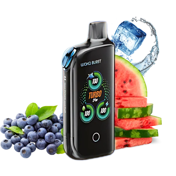 WAKA Burst 41000 затяжек Черника Арбуз + Лёд Микс