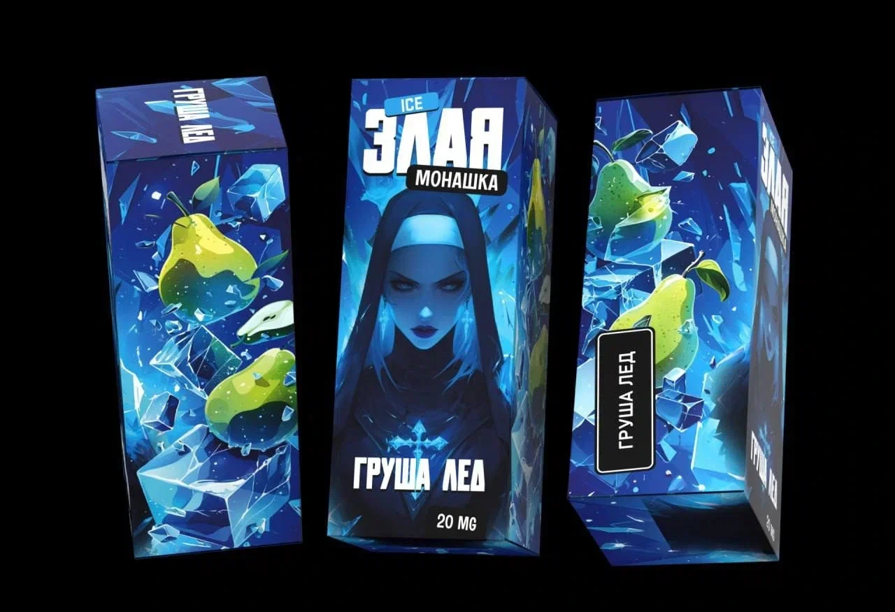 Жидкость Злая Монашка Ice Груша Лёд 30 мл