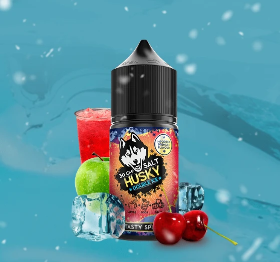 Жидкость Husky Strong Import Double Ice Tasty Splash (Ледяная Содовая Вишня Яблоко) 30 мл