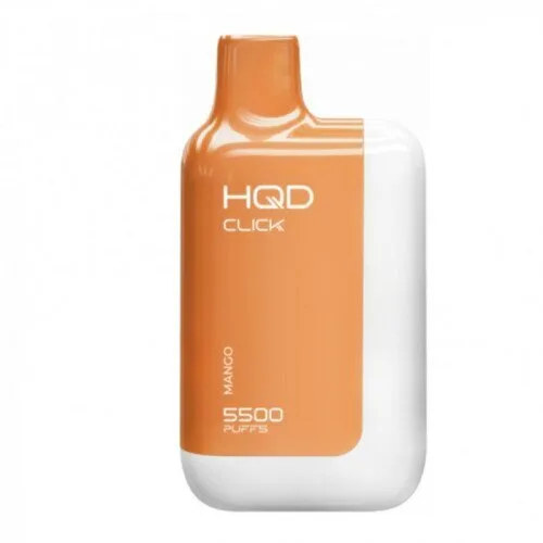 HQD Click 5500 затяжек (Устройство+Картридж) Mango (Манго)