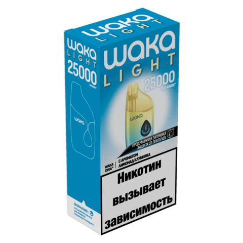 Waka Light Diva 25000 Затяжек Лимонад Клубника