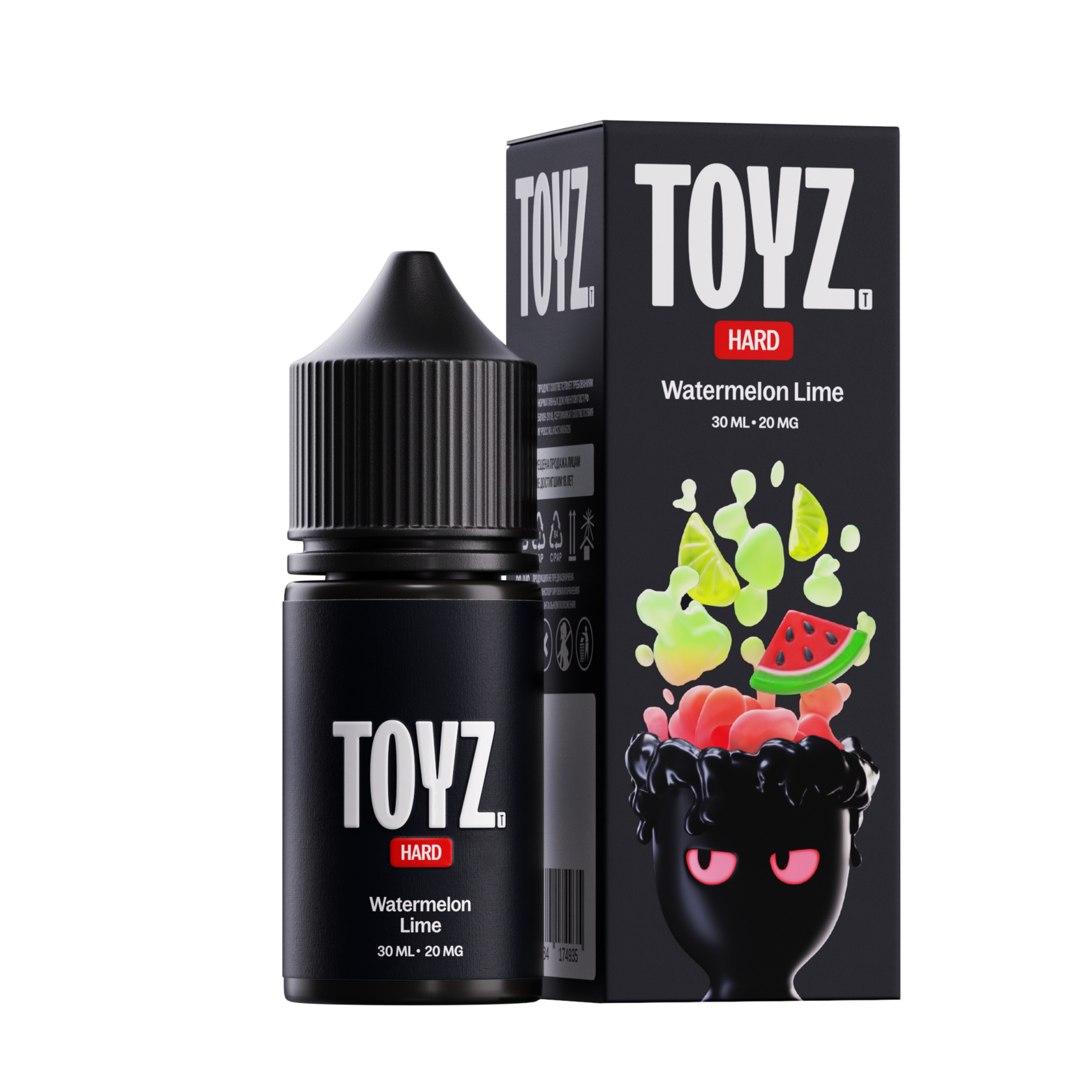 Жидкость Toyz Lan Tech Hybrid Watermelon Lime 30мл. 20мг. Strong