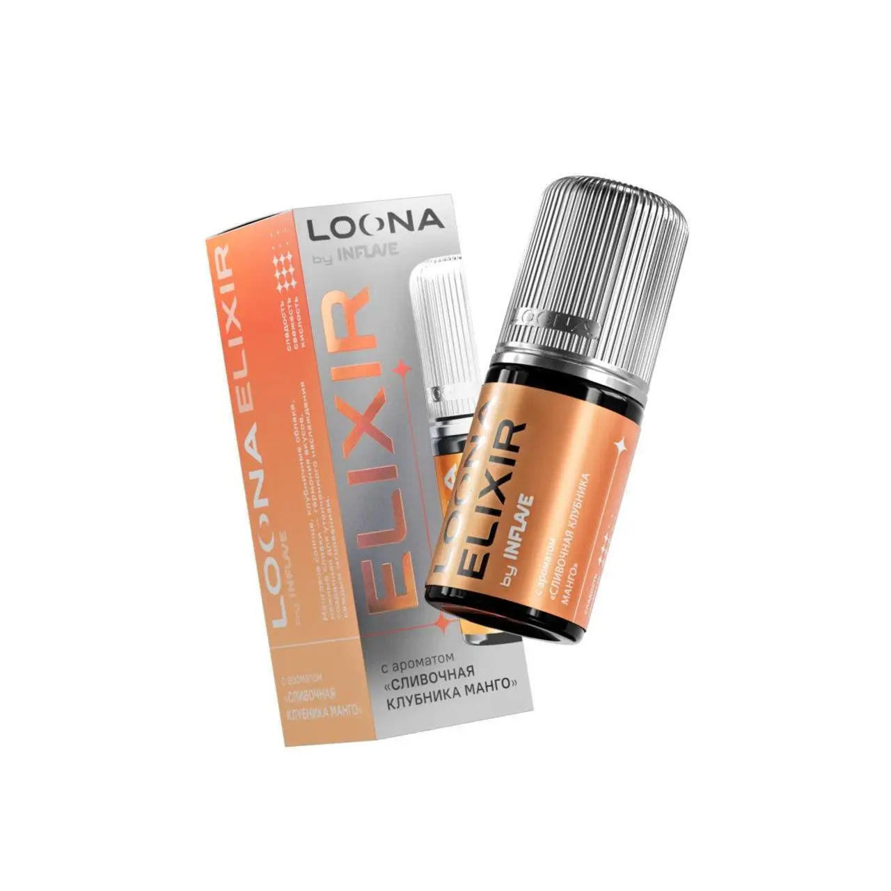 Жидкость Loona Elixir 20 мг Сливочная Клубника Манго 30 мл