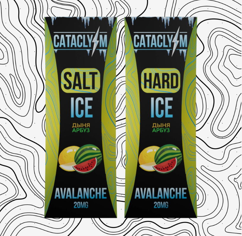 Жидкость Cataclysm Strong Avalanche Ice (Дыня Арбуз) 30 мл