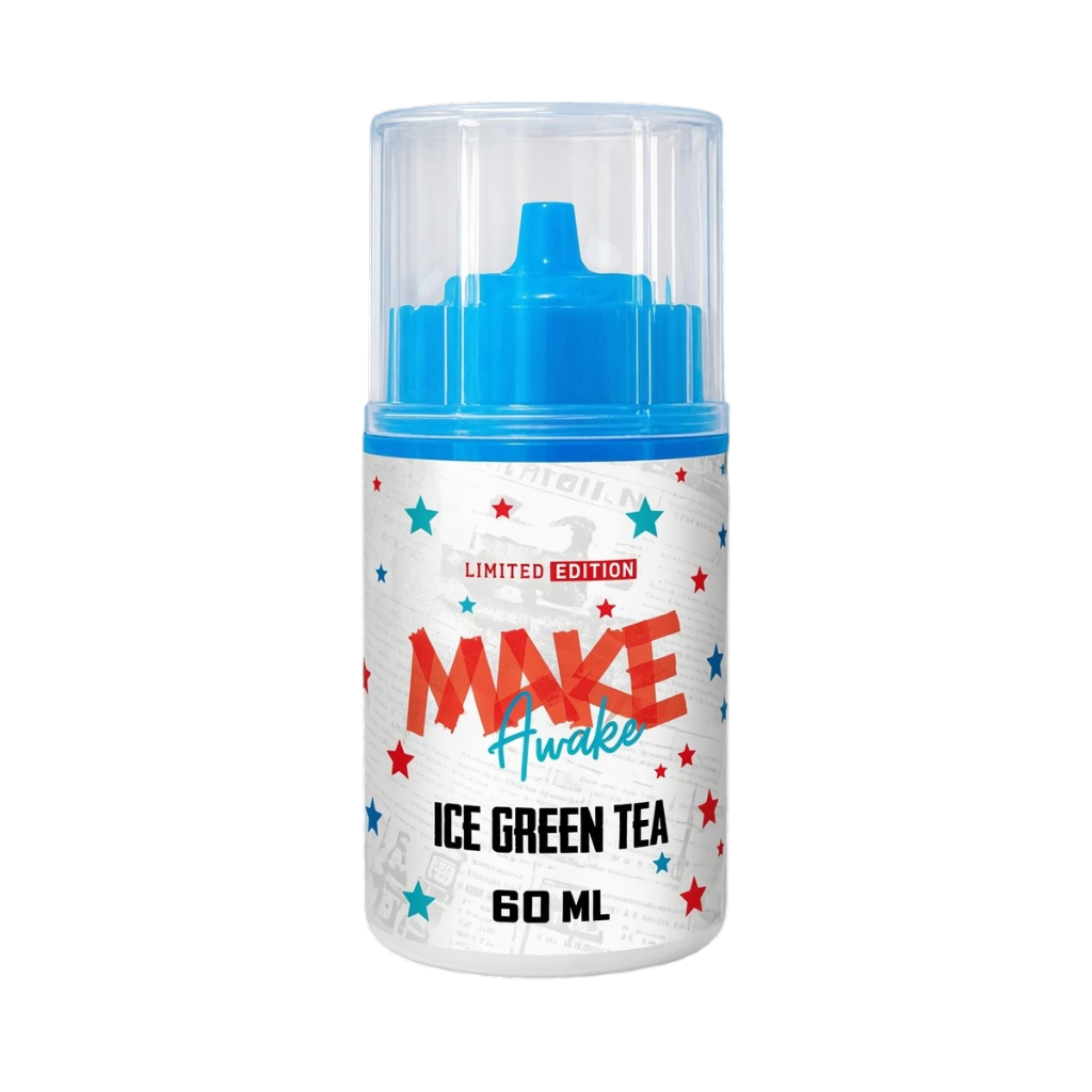 Жидкость Make Awake 3 Mg Ice Green Tea (Холодный Зелёный Чай) 60 мл