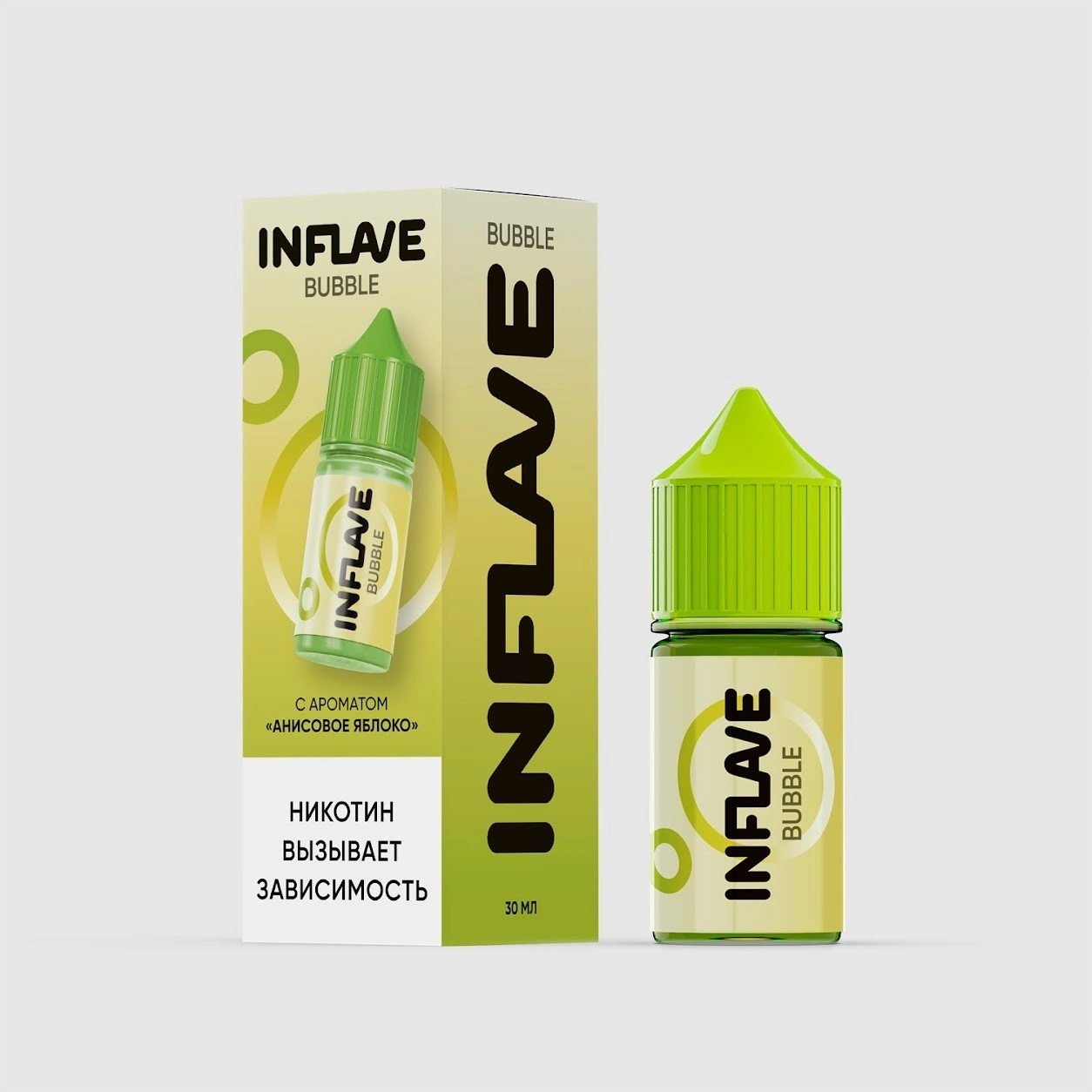 Жидкость Inflave Bubble 20 мг Анисовое Яблоко 30 мл