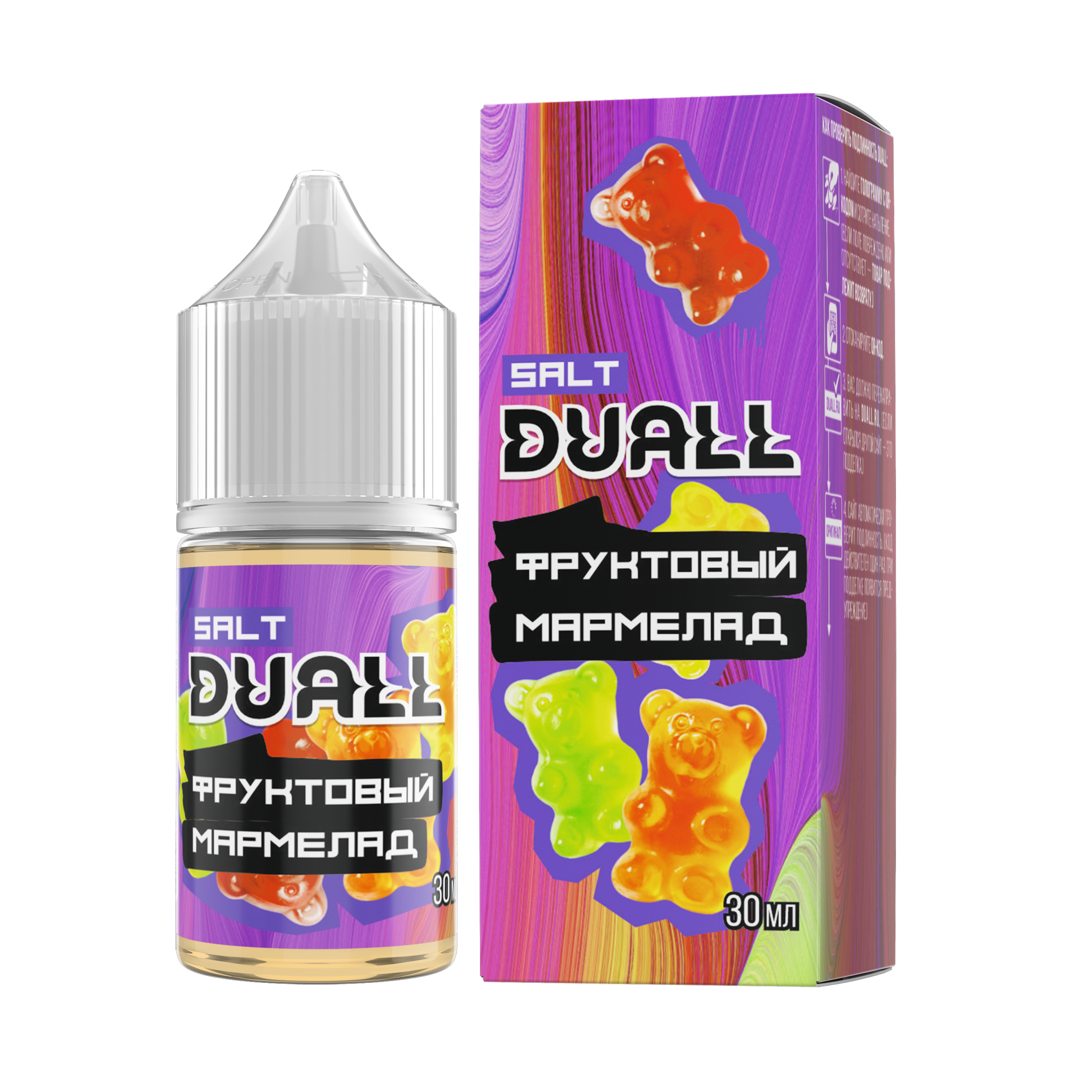 Жидкость Duall Strong Фруктовый Мармелад 30 мл