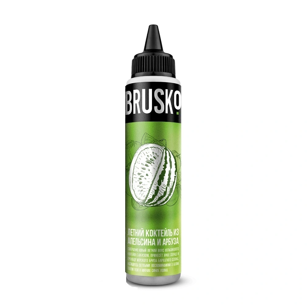 Жидкость Brusko Летний Коктейль из Апельсина и Арбуза 60Ml