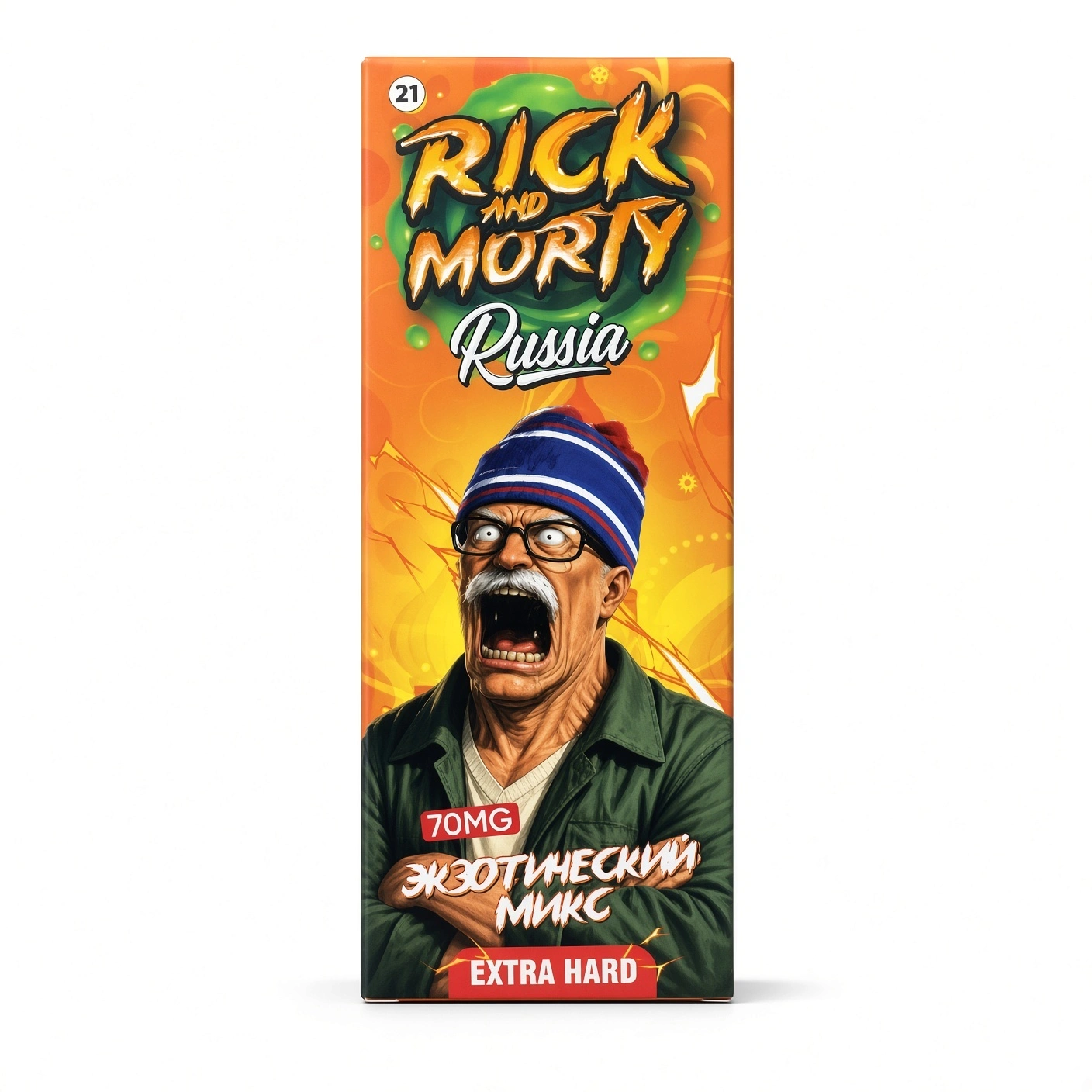 Жидкость Rick&Morty Russia Strong Экзотический Микс 30 мл