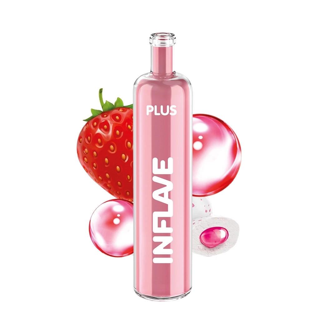 INFLAVE PLUS 2200 Затяжек Клубничная Жвачка