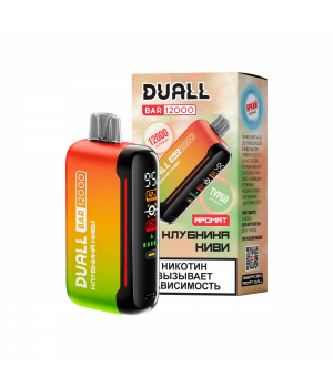 ЭСДН Duall Bar 12000 затяжек Клубника Киви