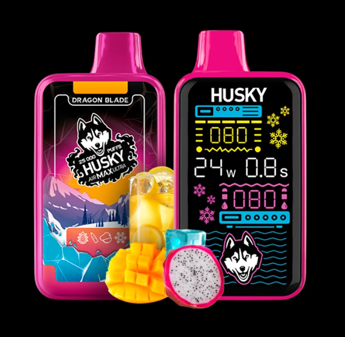 Husky Air Max Ultra 25000 затяжек Dragon Blade (Драгонфрут Лимонад Манго Лёд) Ultra