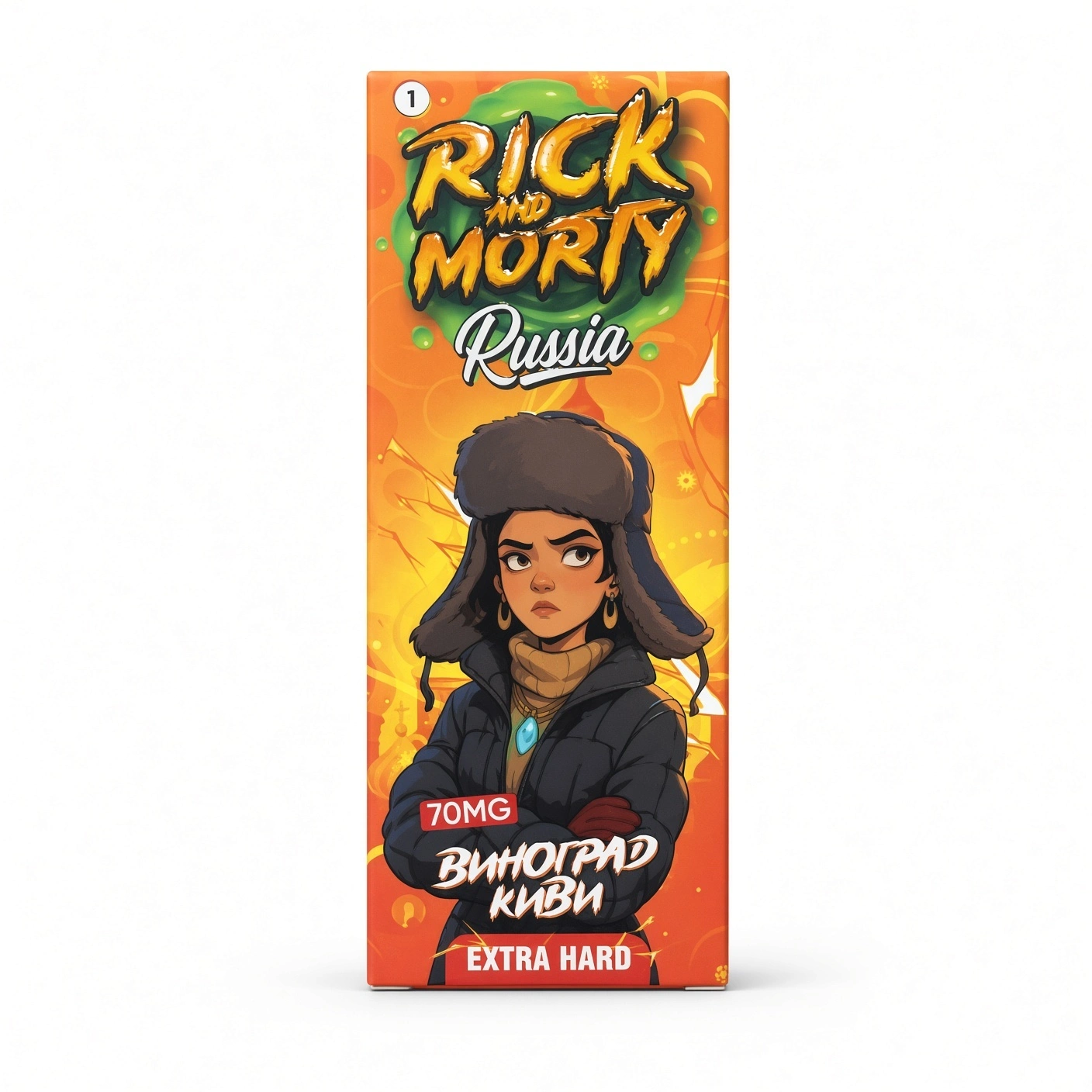 Жидкость Rick&Morty Russia Strong Виноград Киви 30 мл