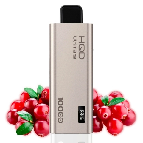 HQD Ultima Pro 10000 затяжек Sour lingonberry (Кислая Брусника)