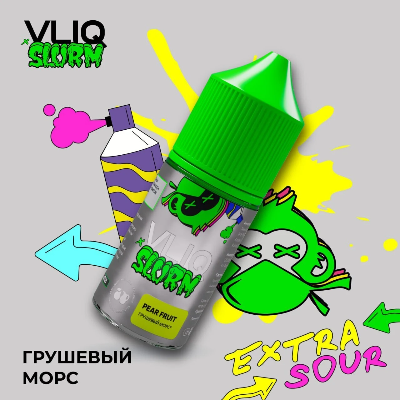 Жидкость Vliq x Slurm 20 мг Грушевый Морс 30 мл