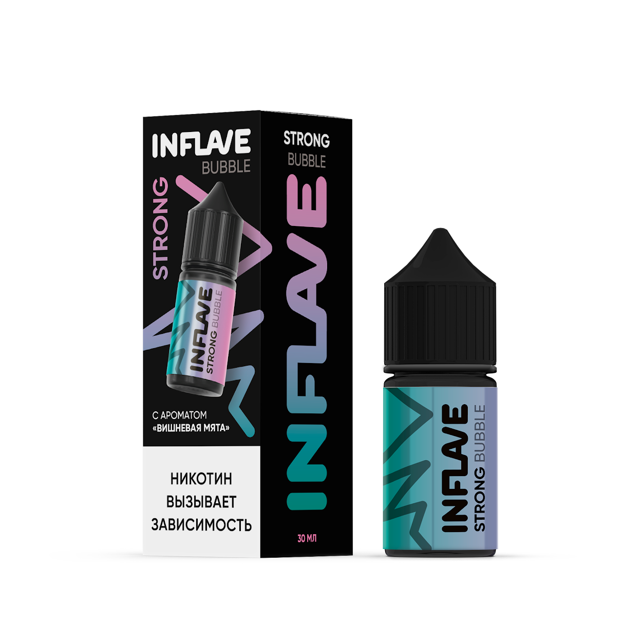 Inflave Strong Bubble Вишнёвая Мята 30 мл