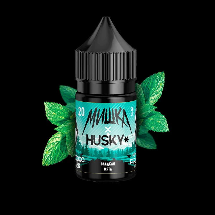 Жидкость Мишка x Husky Strong Сладкая Мята 30 мл