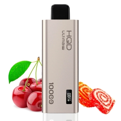 HQD Ultima Pro 10000 затяжек Sour Cherry Marmalade (Кислый Вишнёвый Мармелад)