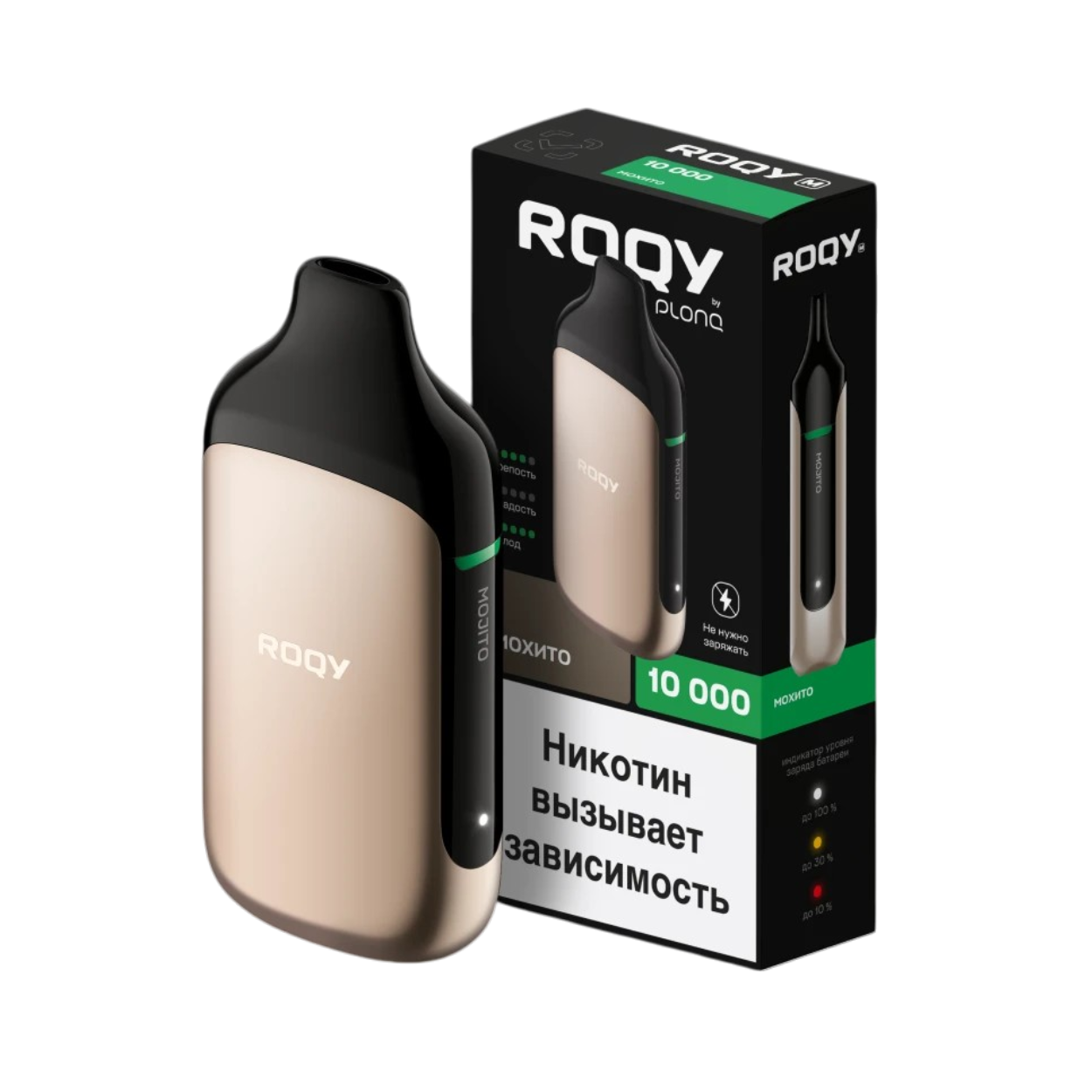 Roqy M by Plonq 10000 затяжек Мохито