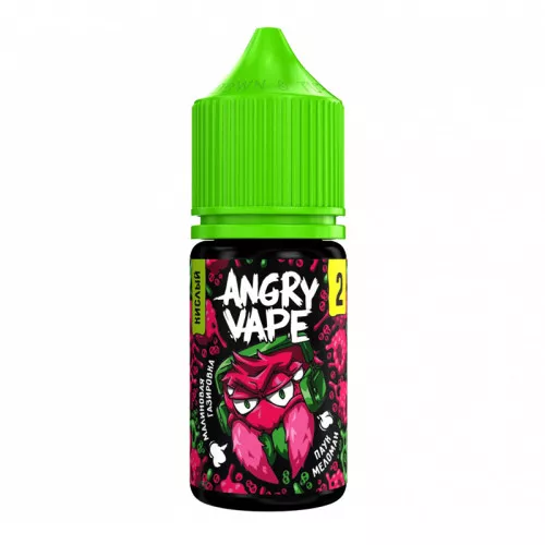 Жидкость Angry Vape Кислая Малиновая Газировка 30 мл. 20 Ultra