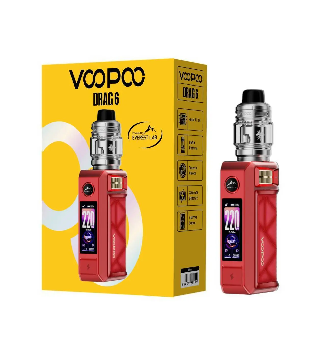 Voopoo Drag 6 Red Kit