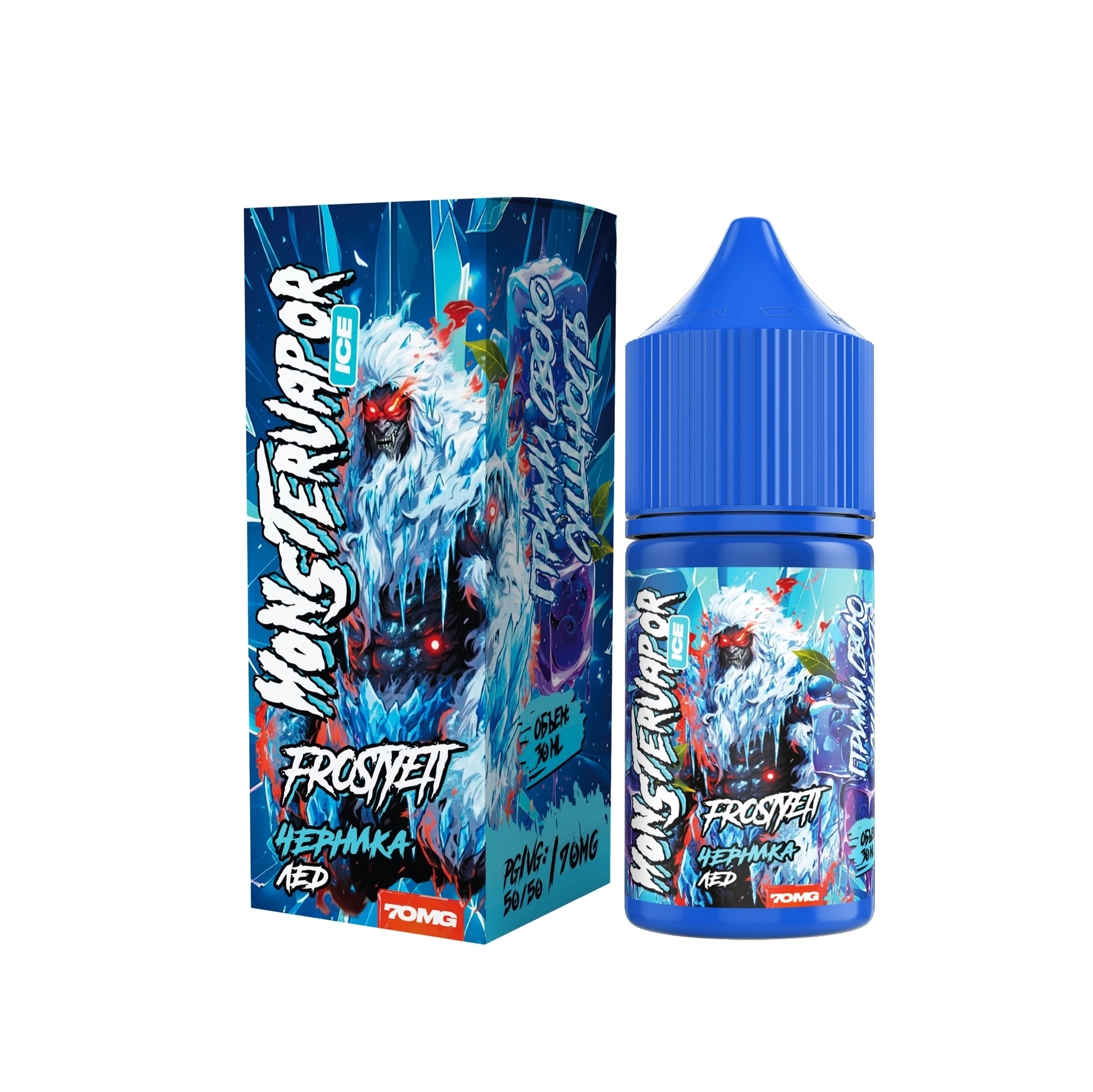 Жидкость Monstervapor Ice Черника 30 мл