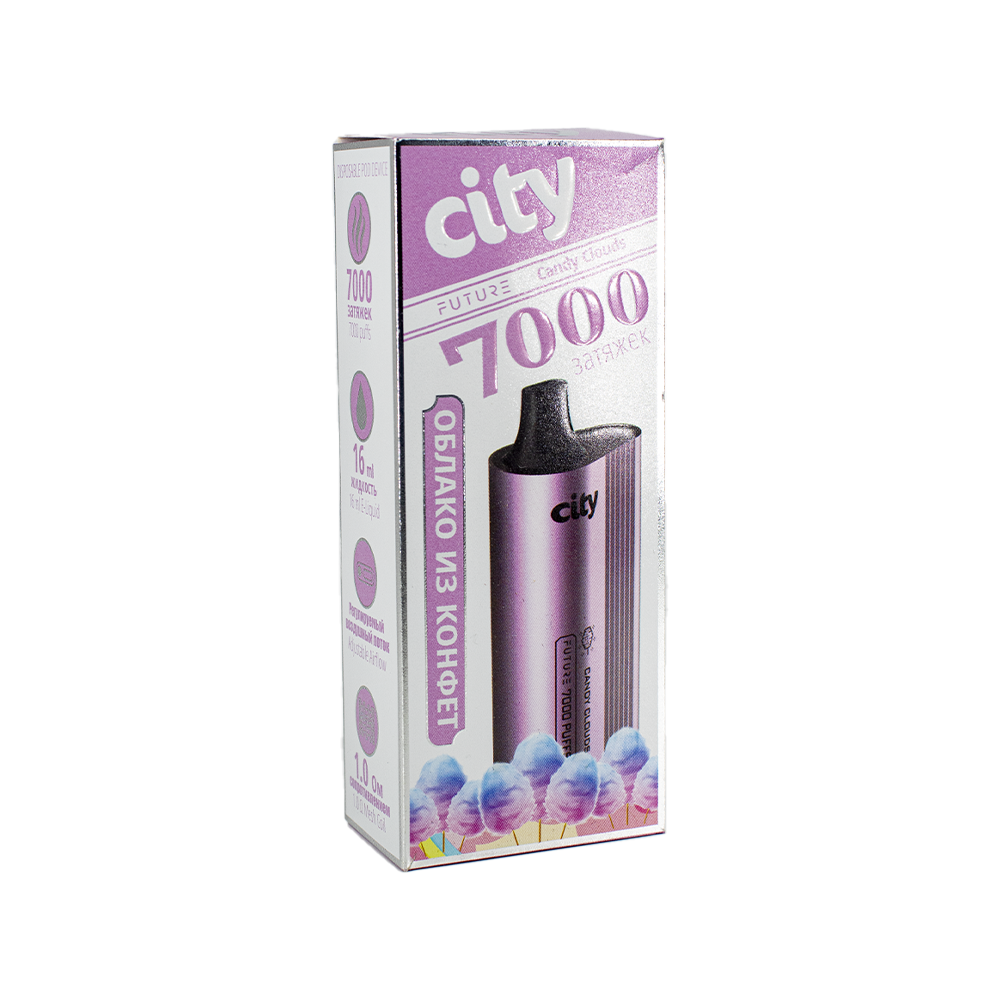 ЭСДН City 7000 Затяжек Облако из Конфет