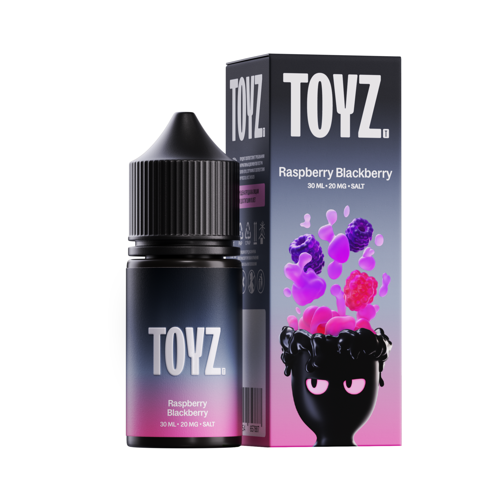 Жидкость Toyz Salt Малина Eжевика 30Мл 20