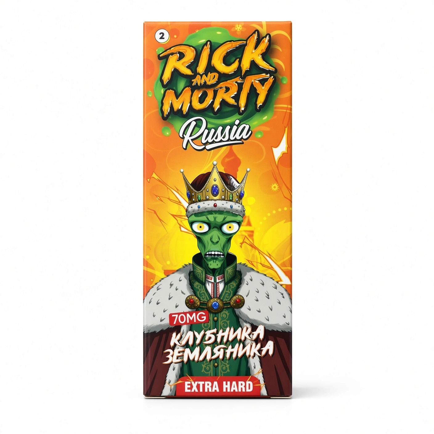 Жидкость Rick&Morty Russia Strong Клубника Земляника 30 мл