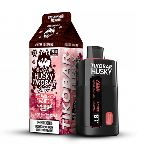 ЭСДН Husky Tikobar 12000 Strawberry Mojito Strong