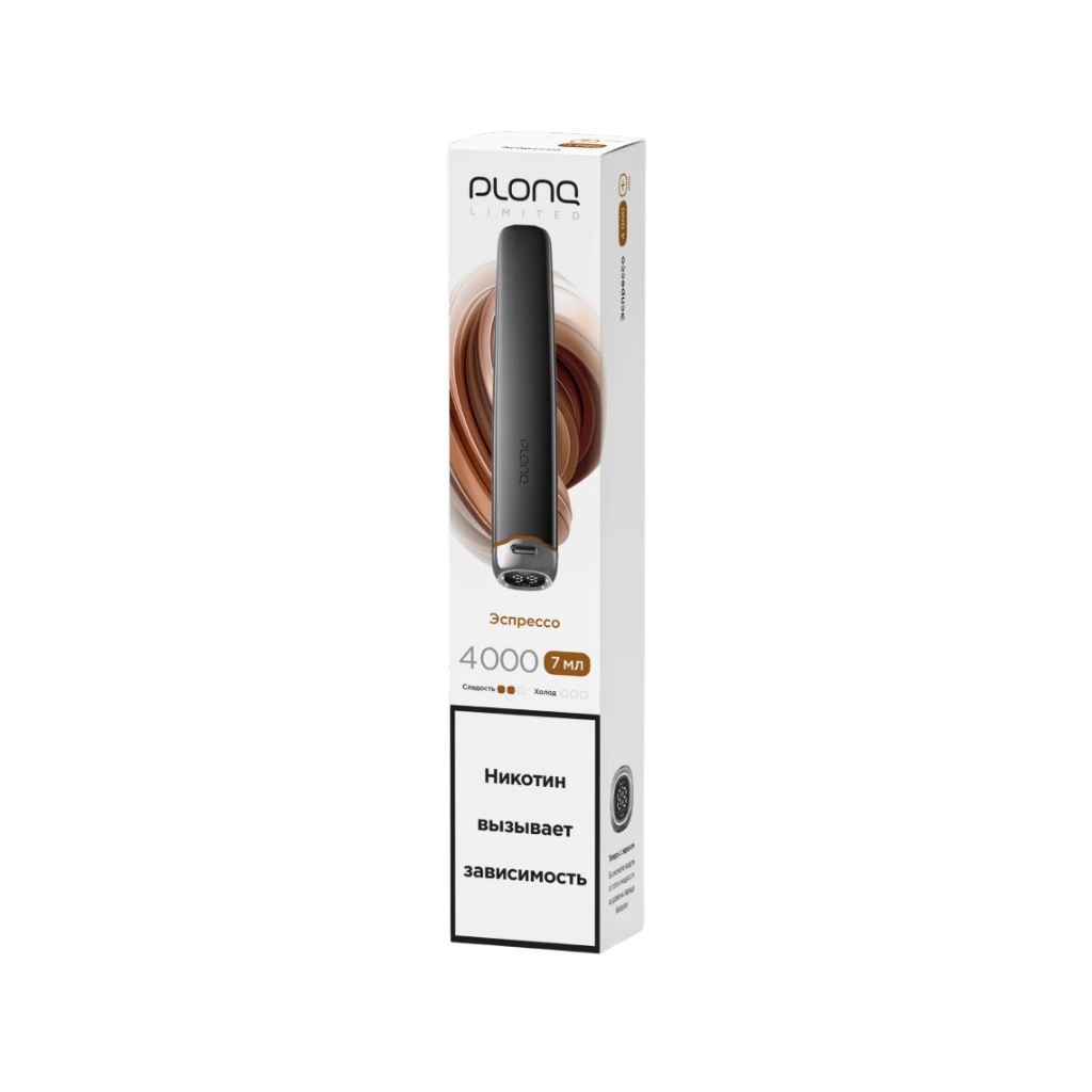 PLONQ Plus Pro Black Edition 4000 Затяжек Эспрессо