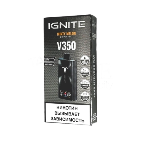 Ignite V350 35000 затяжек Мятная Дыня
