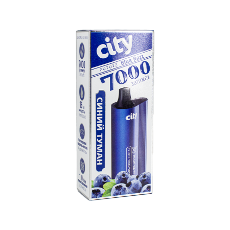 ЭСДН City 7000 Затяжек - Синий Туман