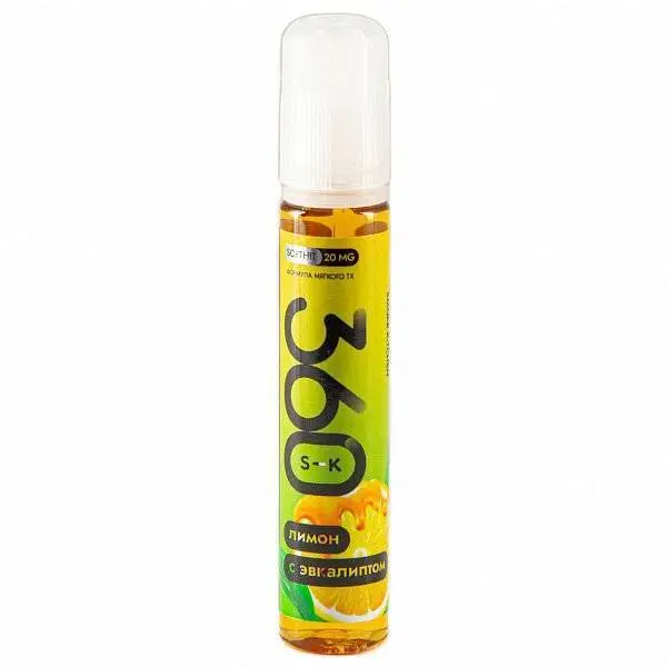 Жидкость Smoke Kitchen 360 Ultra Salt Лимон с Эвкалиптом 30ml 20mg