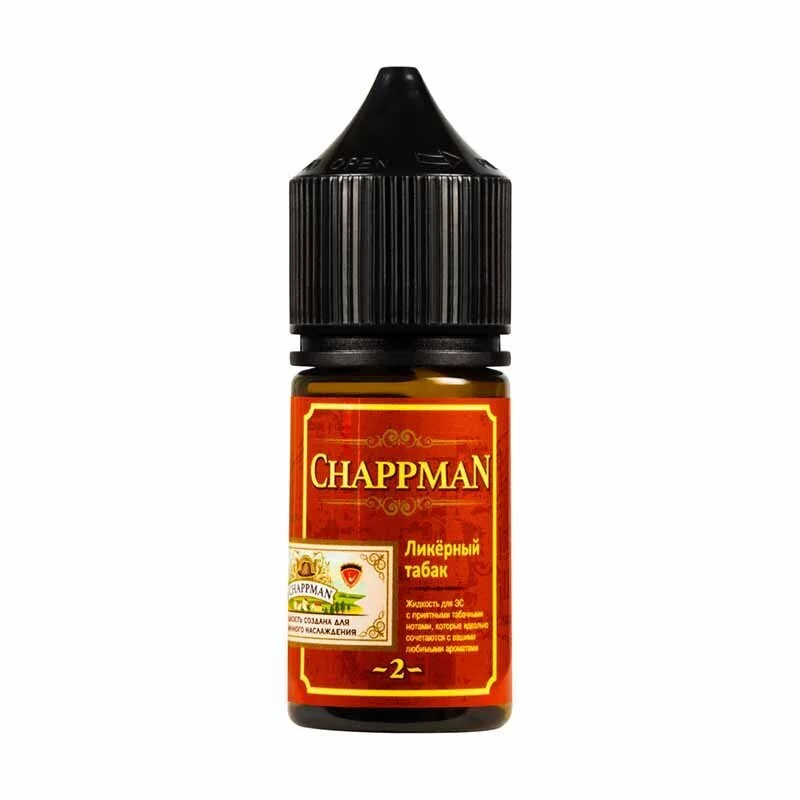 Жидкость Chappman 20 мг Ликёрный Табак 30 мл
