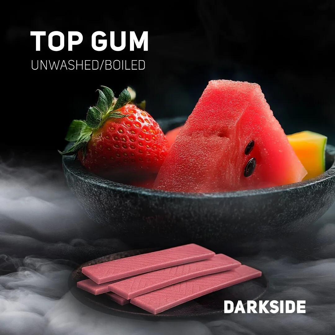 Табак для кальяна DarkSide Core Top Gum (Жвачка Клубника Арбуз) 30 гр