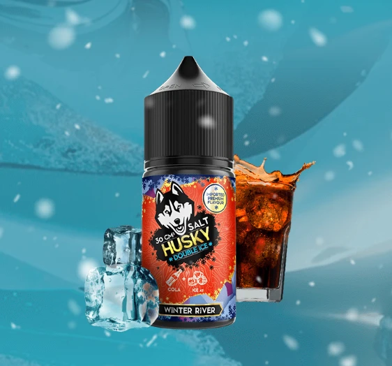 Жидкость Husky Strong Import Double Ice Winter River (Холодная Кола) 30 мл