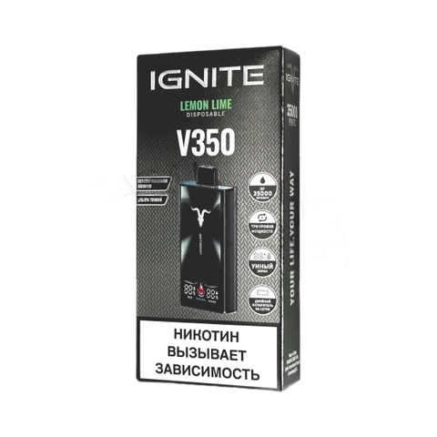 Ignite V350 35000 затяжек Лимон Лайм