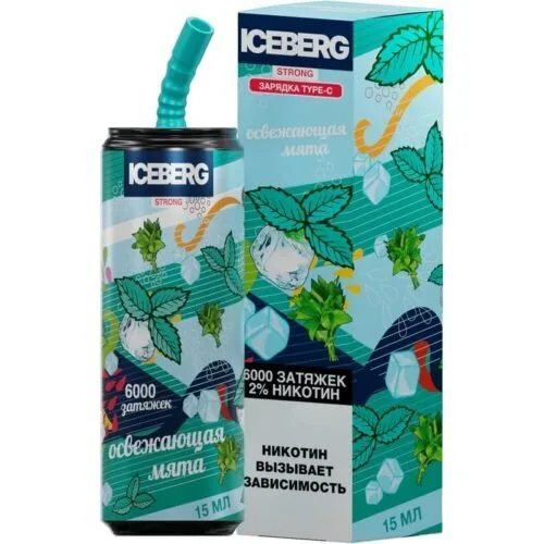 ICEBERG XXL 6000 Затяжек Освежающая Мята